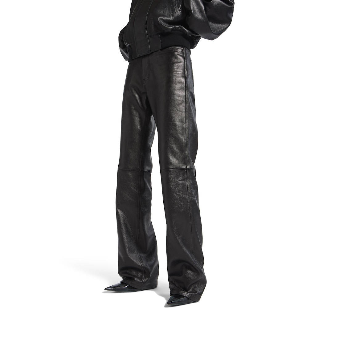 Women's Straight Fit Pants in Black - 5