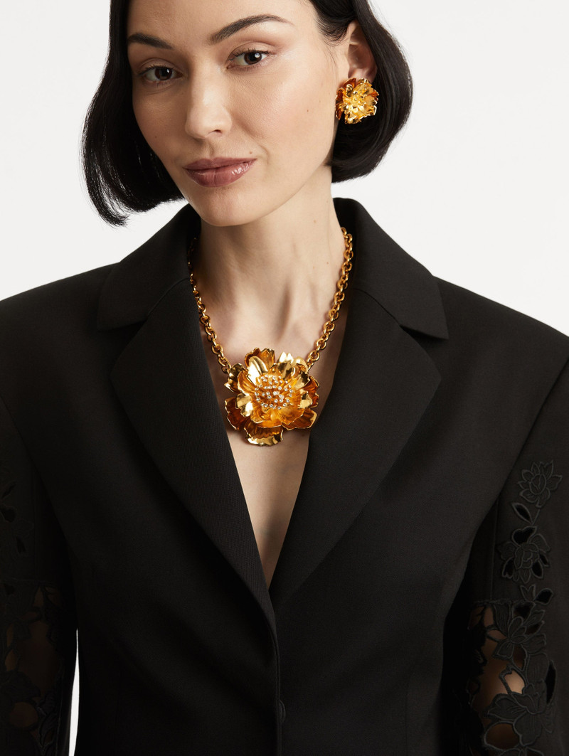 Oscar de la Renta PEONY PENDANT NECKLACE outlook
