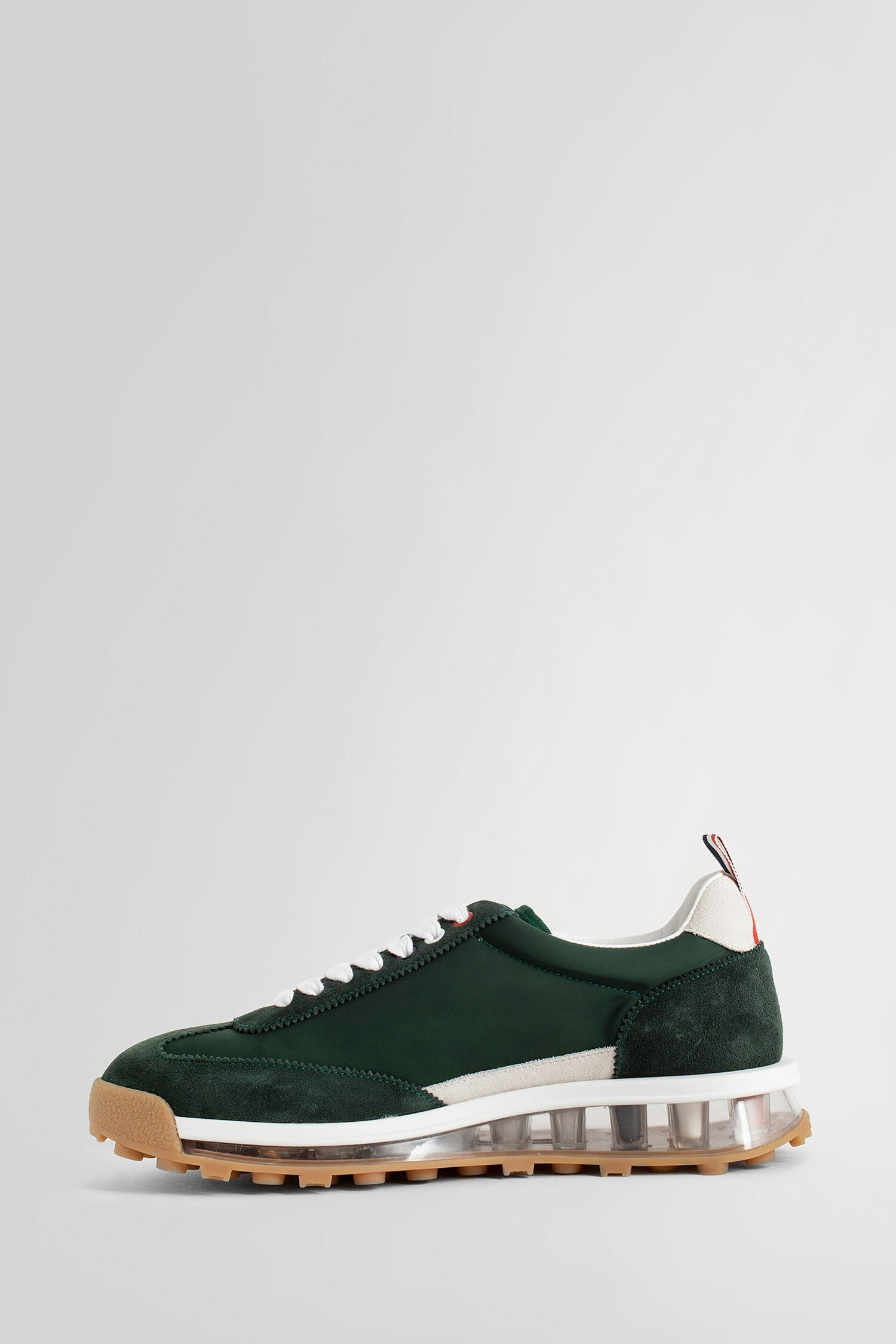 THOM BROWNE MAN GREEN SNEAKERS - 4