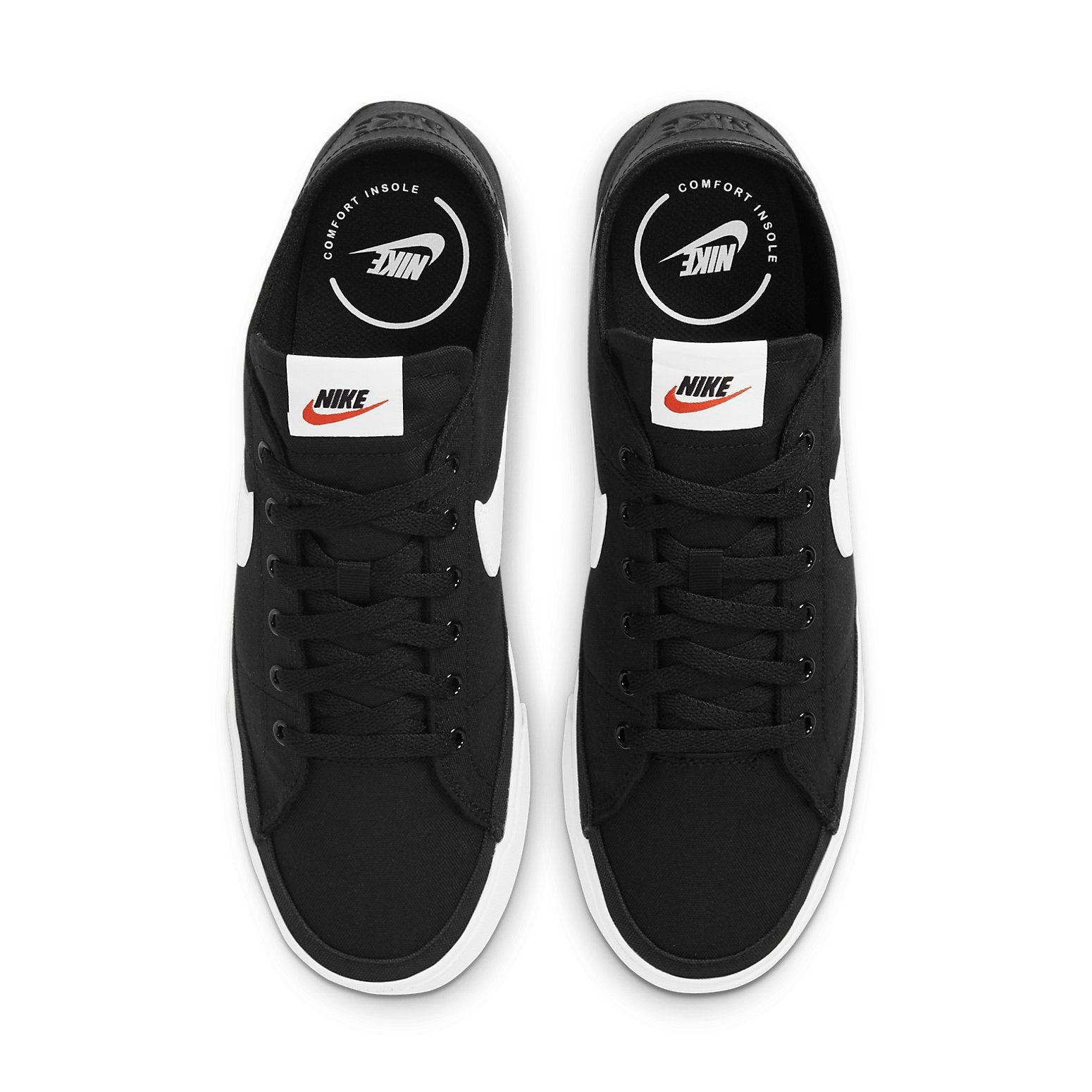 Nike Court Legacy Canvas 'Black White' CW6539-002 - 4