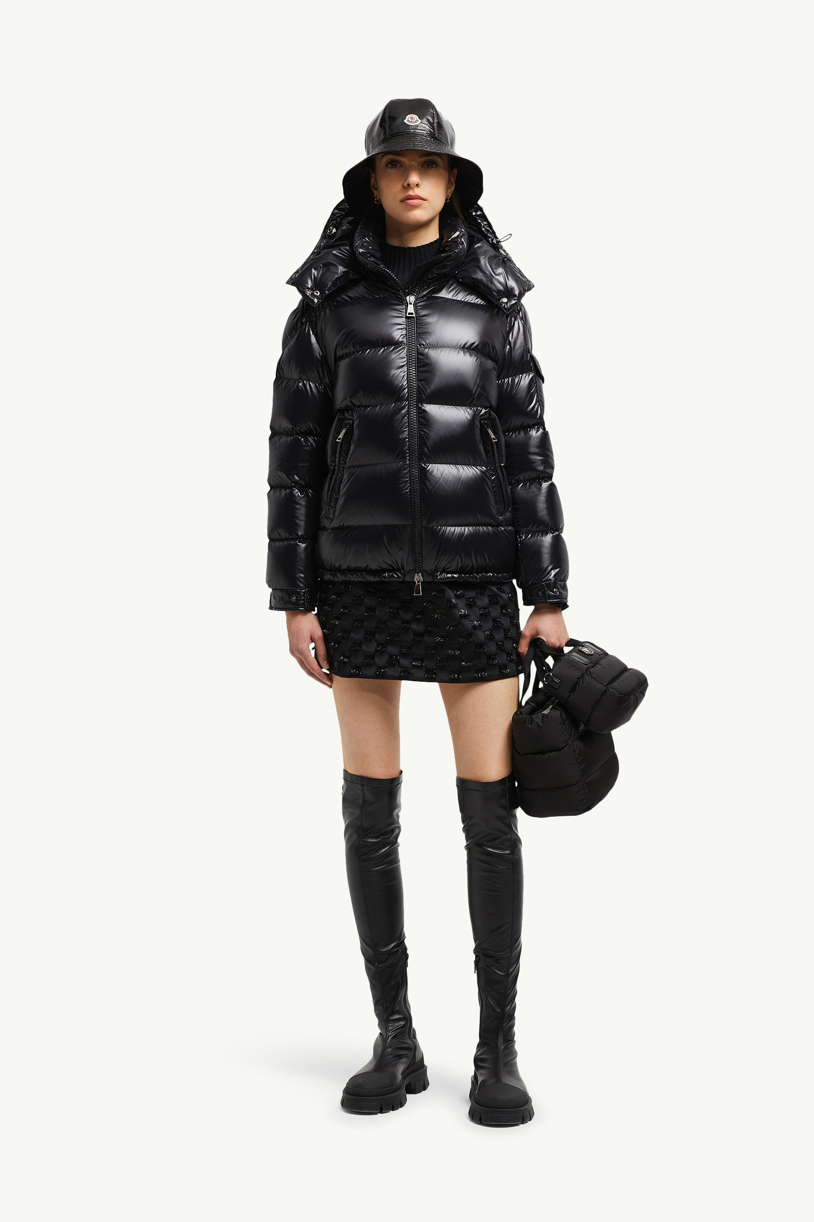 Maire Hooded Short Down Jacket - 2