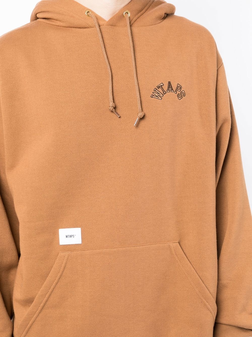 logo-print pullover hoodie - 5