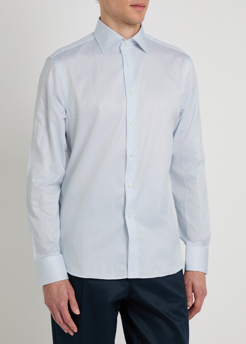 Canali Canali Striped Cotton Shirt outlook
