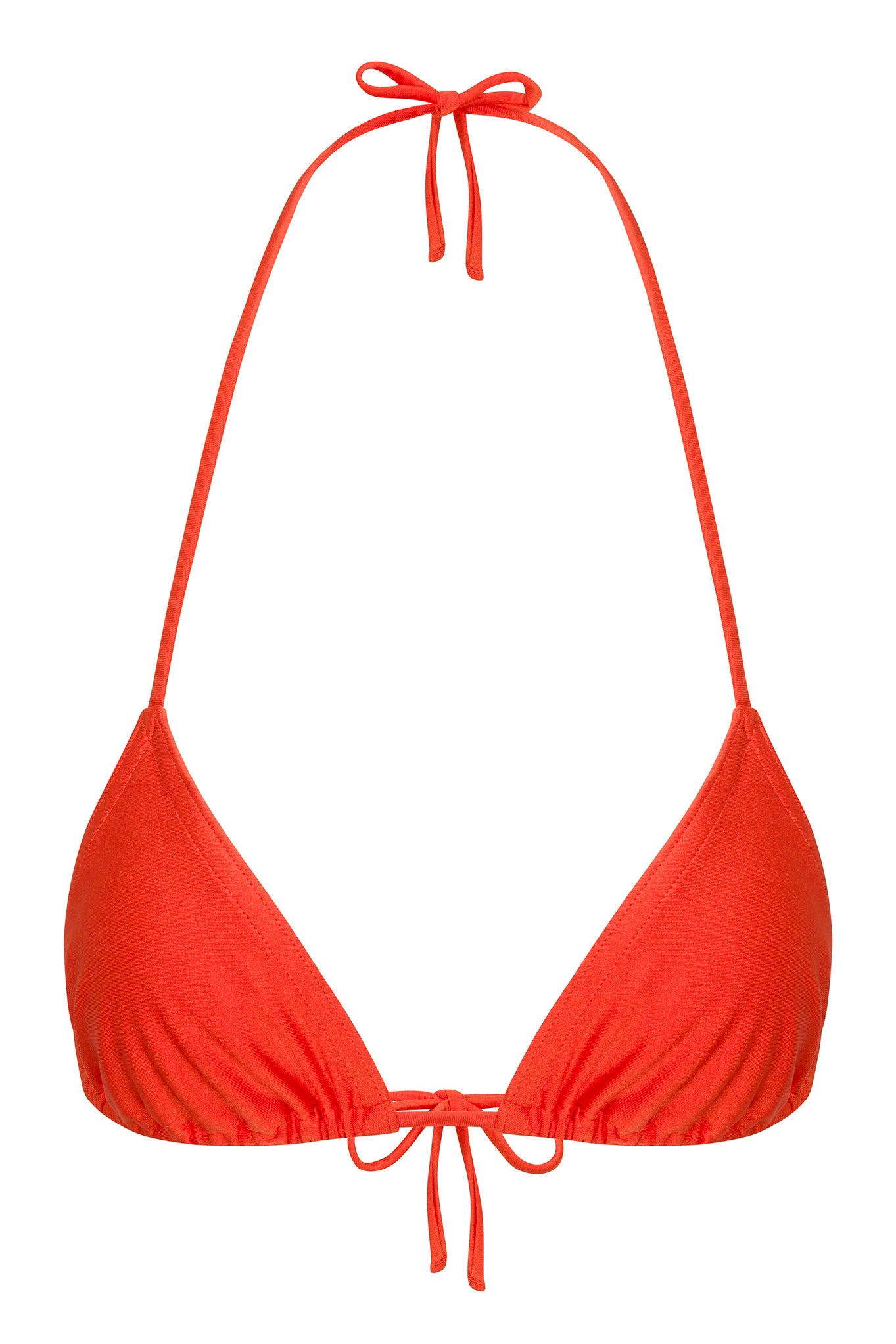 ORANGE TRIANGLE BIKINI TOP - 6