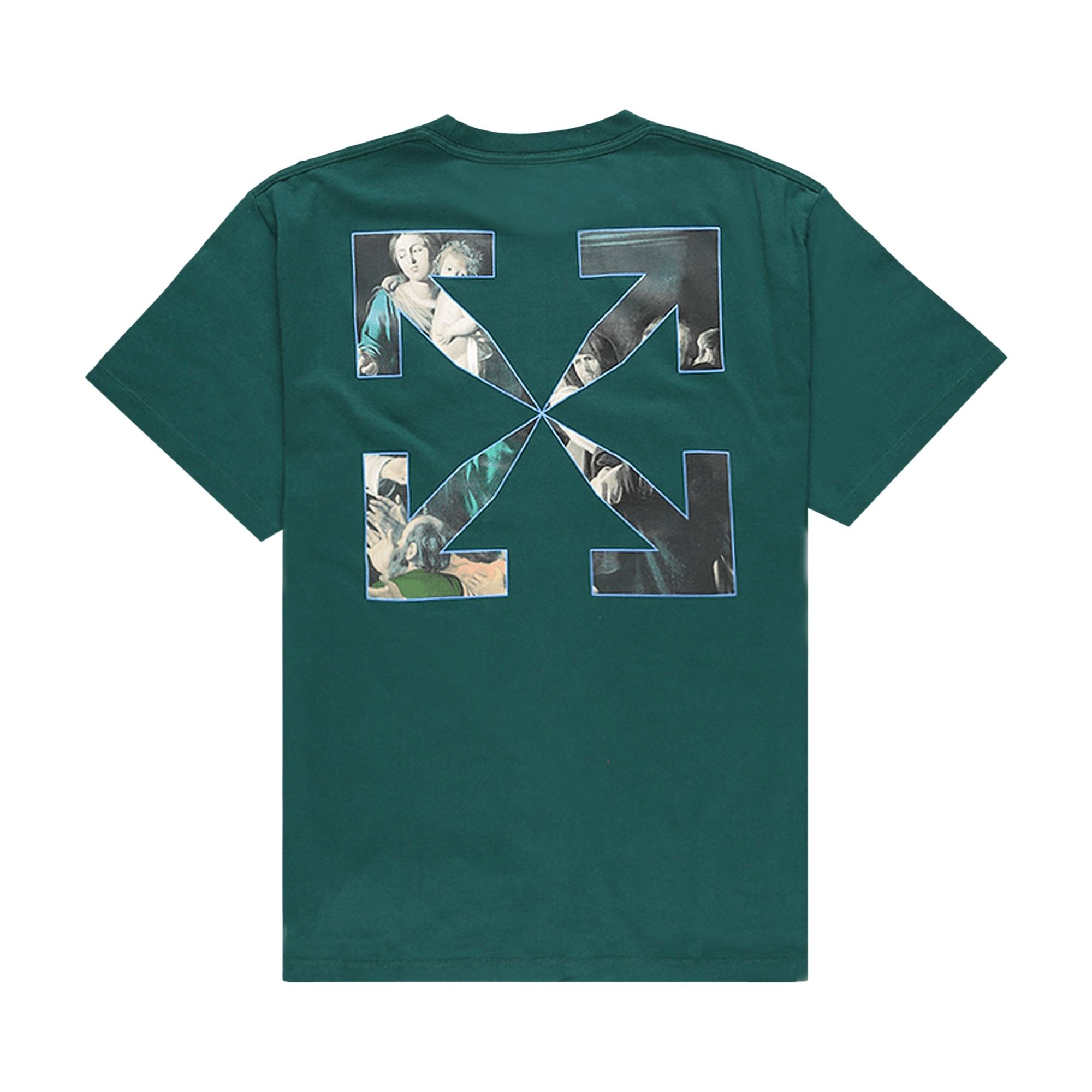 Off-White Caravaggio Painting Short-Sleeve Over Tee 'Green/White' - 2