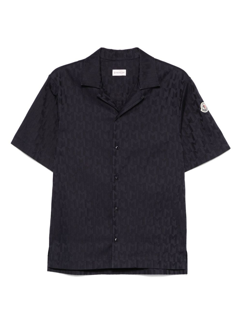 monogram-jacquard shirt 1