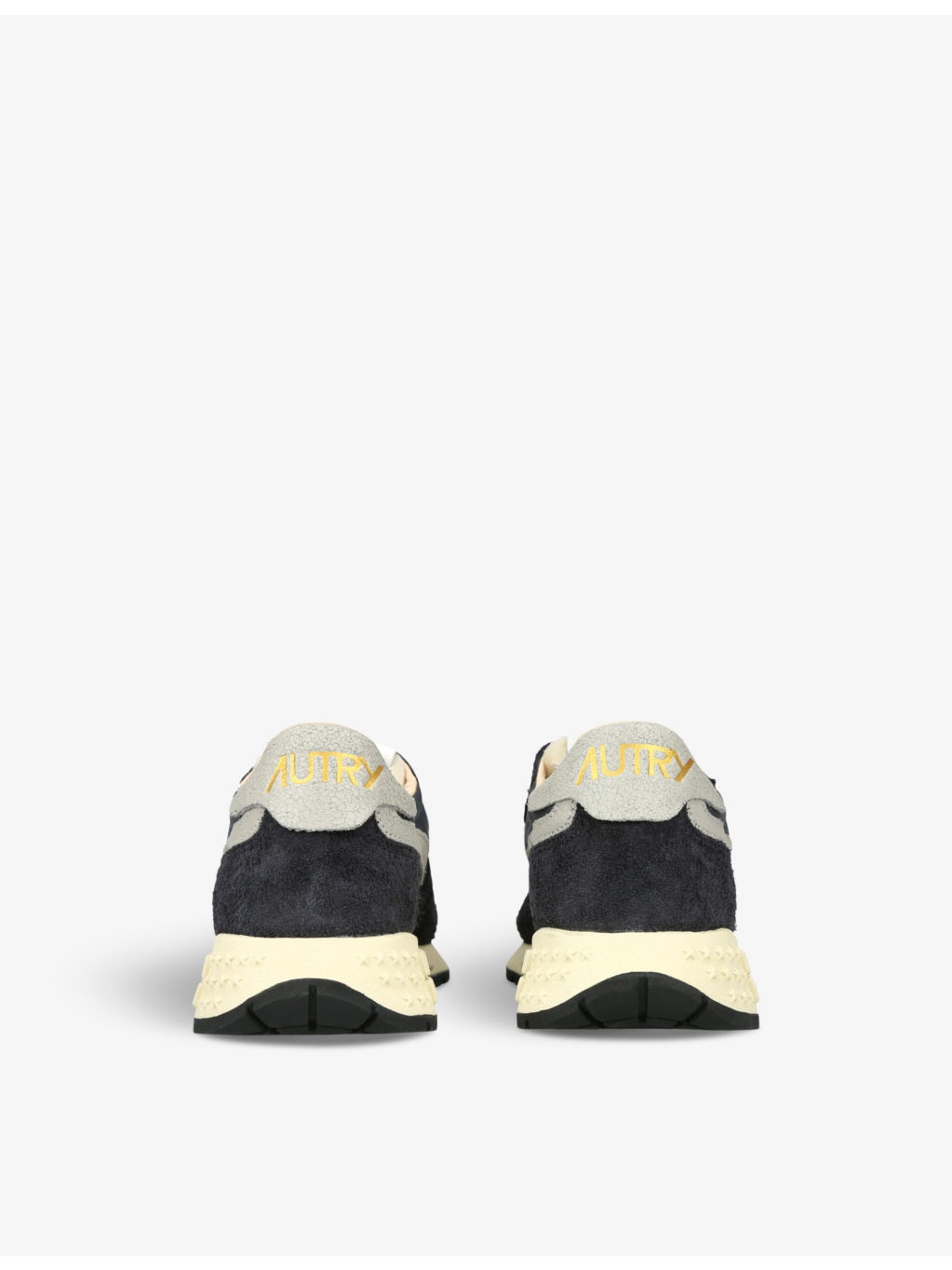 Reelwind brand-embroidered leather and nylon low-top trainers - 4