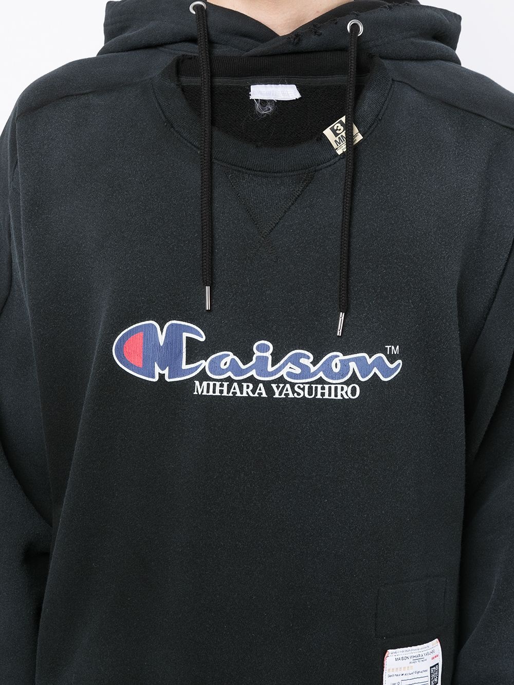 logo-print pullover hoodie - 5