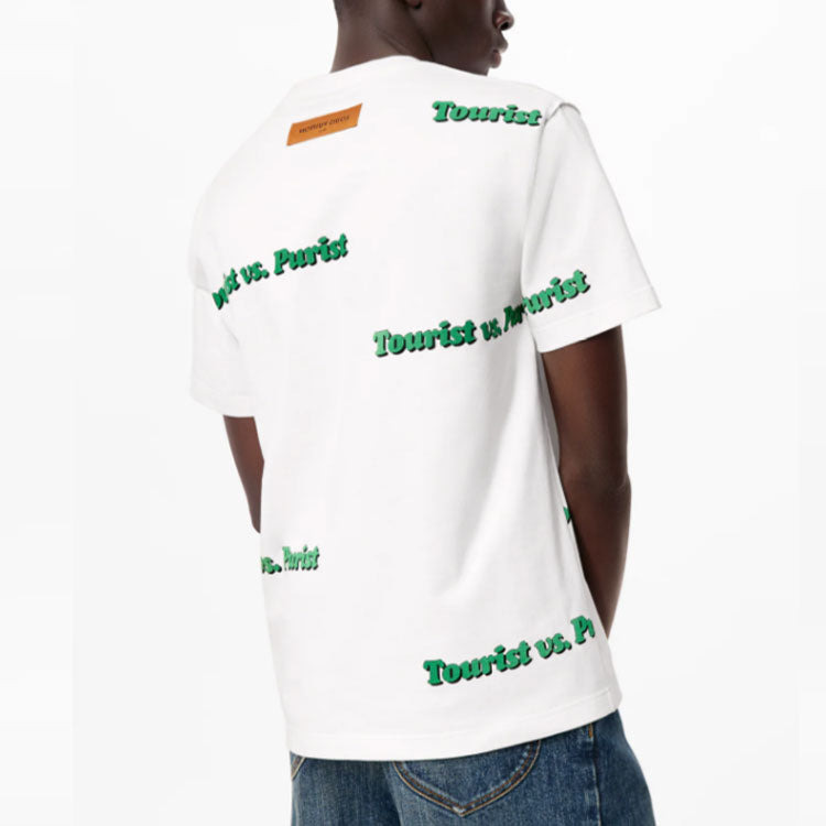 LOUIS VUITTON FW21 Tourist Vspurist Short Sleeve Men's White 1A971X - 4