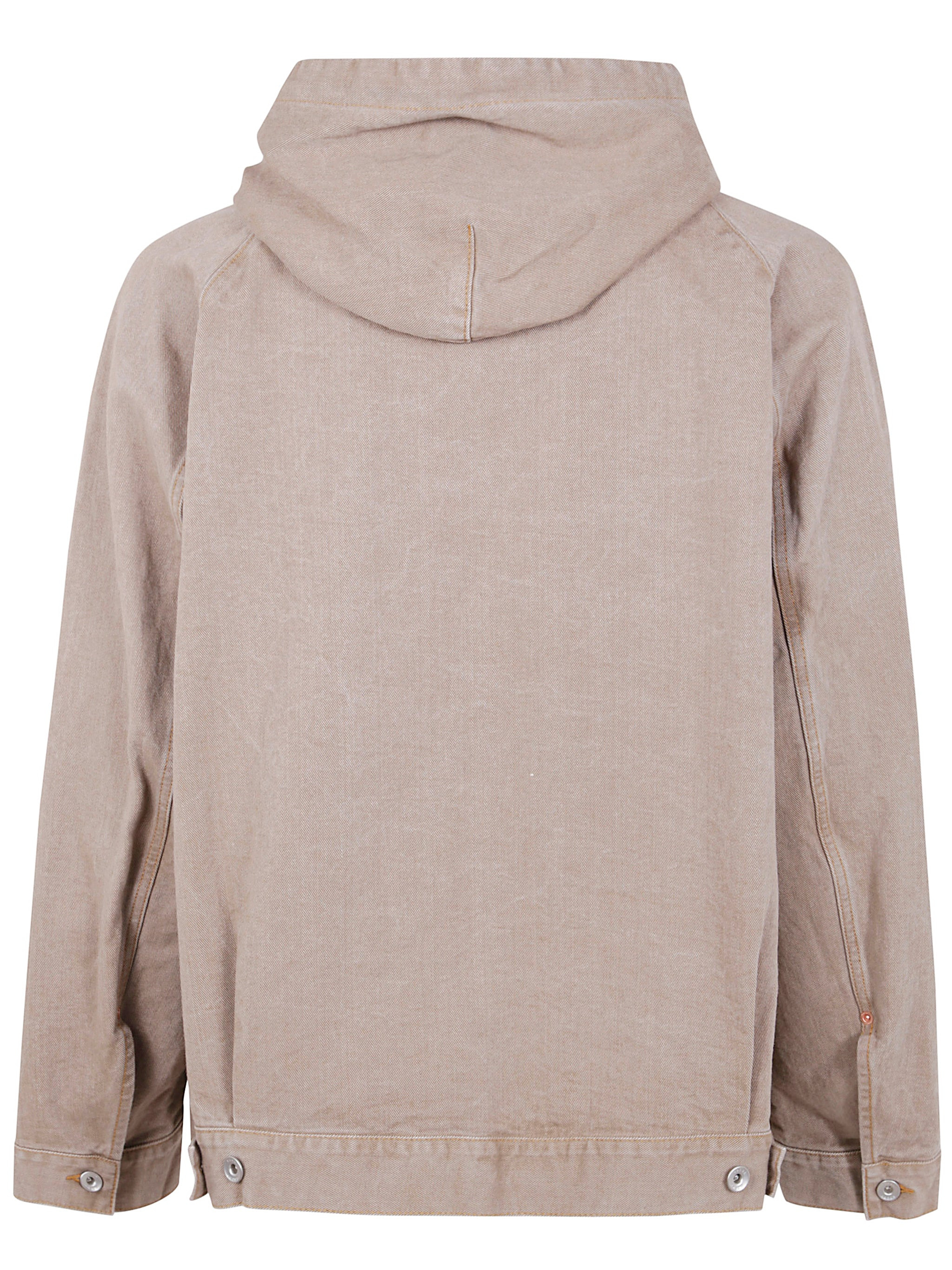 Sacai Men Denim Hoodie - 2