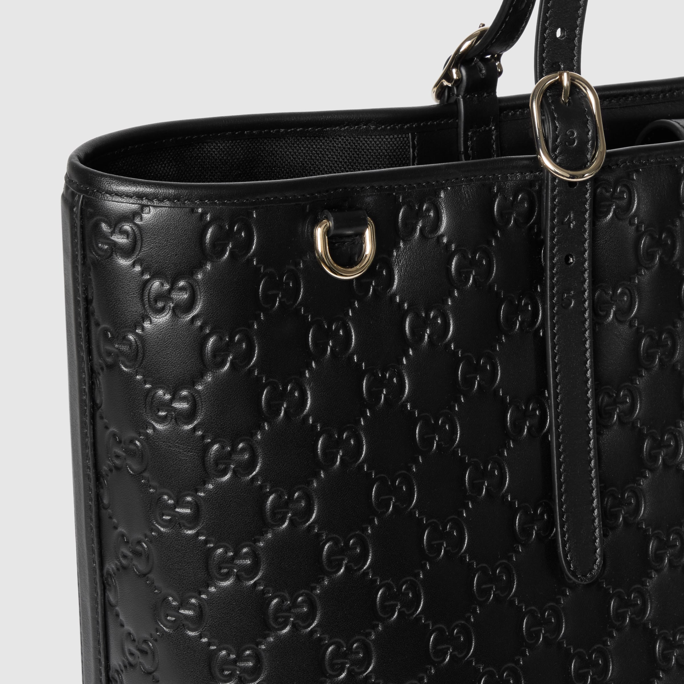 GG Emblem large tote bag - 5