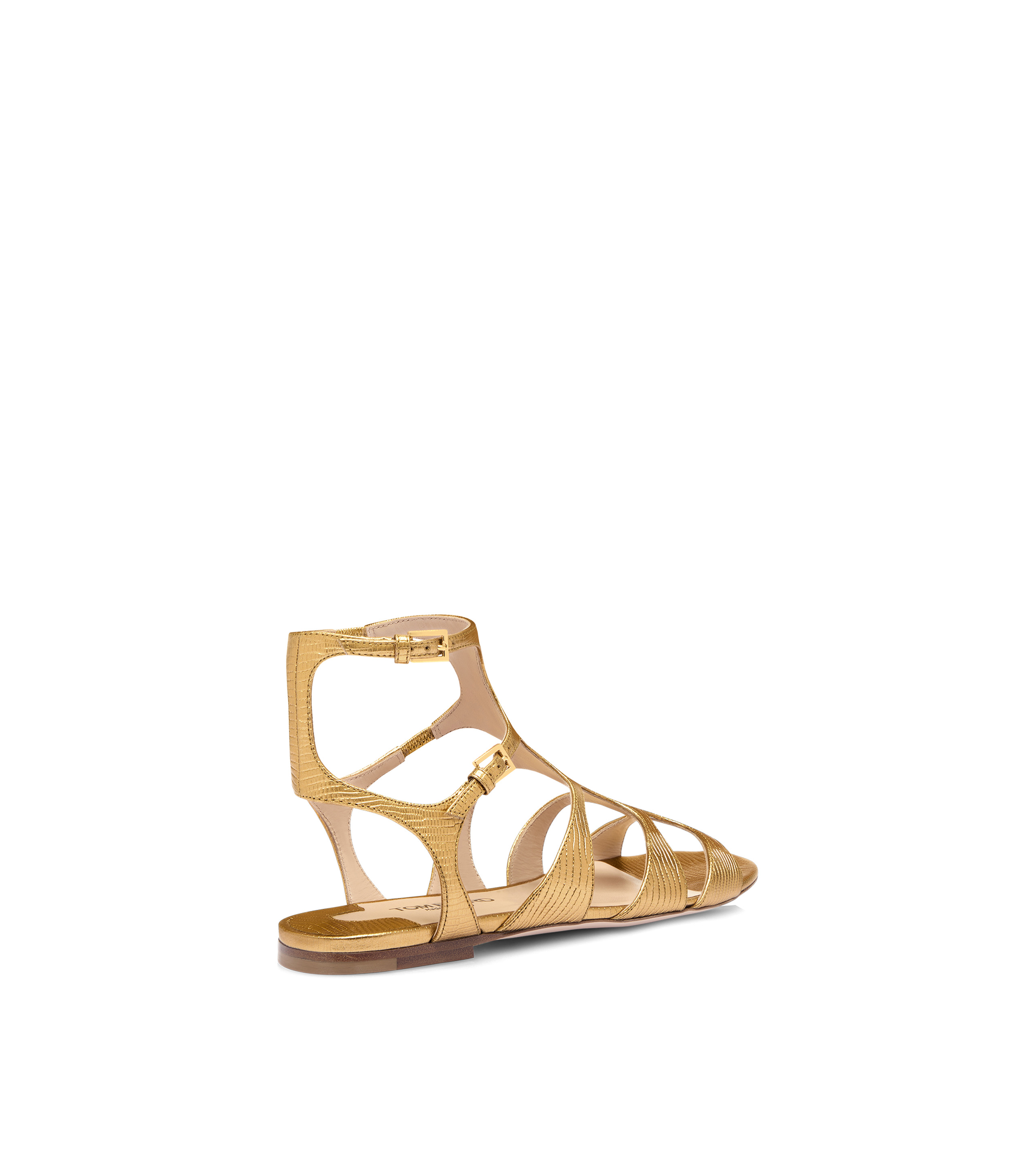 LAMINATED PRINTED LIZARD PARADIS SANDAL - 3