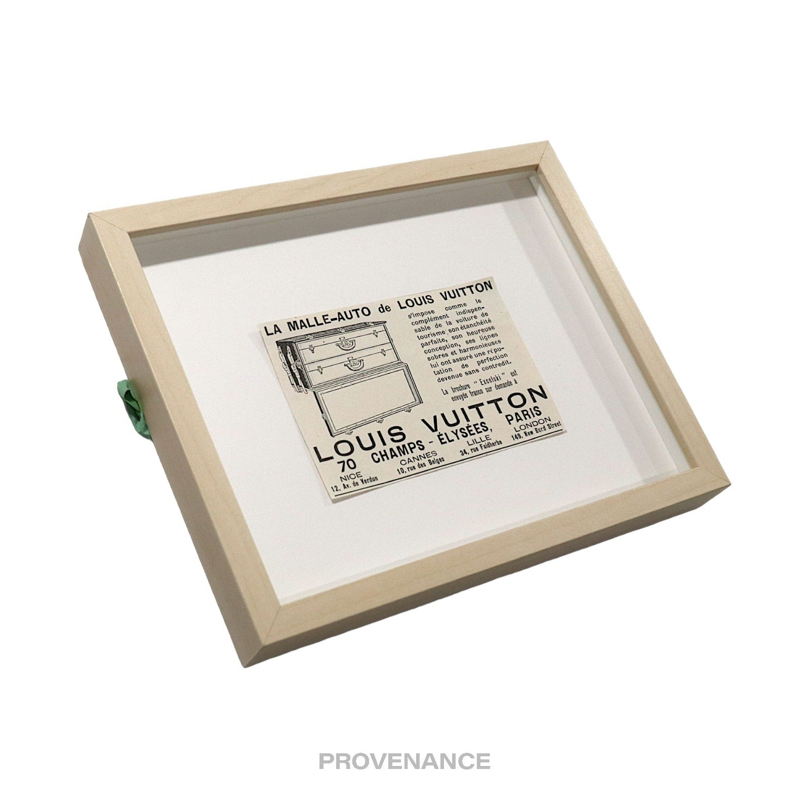 Louis Vuitton Antique Newsprint Ad - MALLE-AUTO Birch - 2