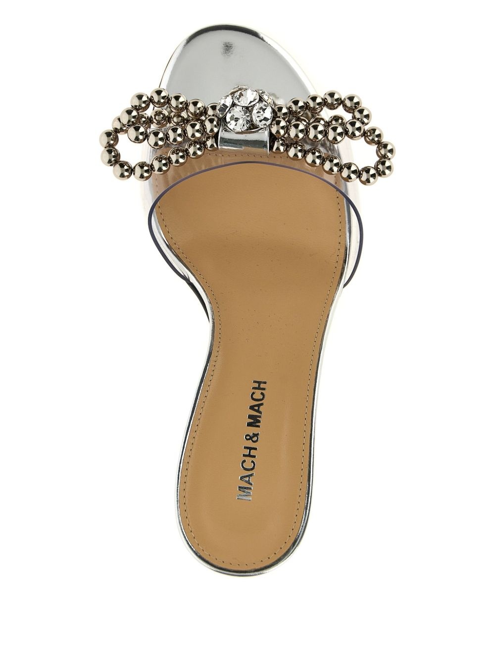 85mm Stud Bow sandals - 4