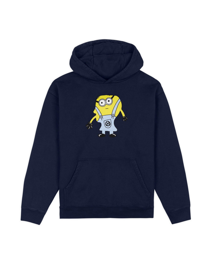 Brain Dead x Universal Parks Minions Logohead Hoodie - Navy 1