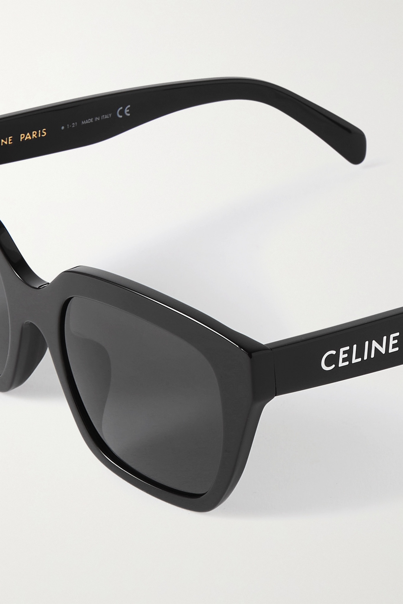 Oversized square-frame acetate sunglasses - 4