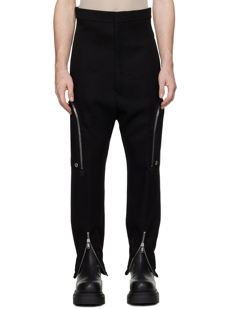 Black Porterville Dirt Bauhaus Cargo Pants 1