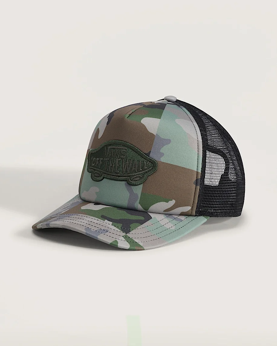 Classic Patch Curved Bill Trucker Hat - 1