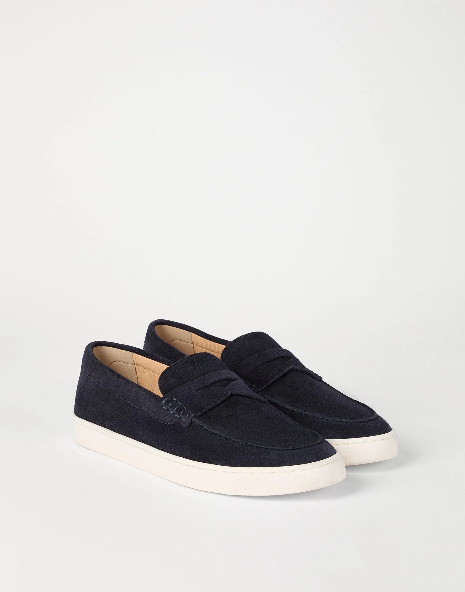 Suede loafer sneakers - 1