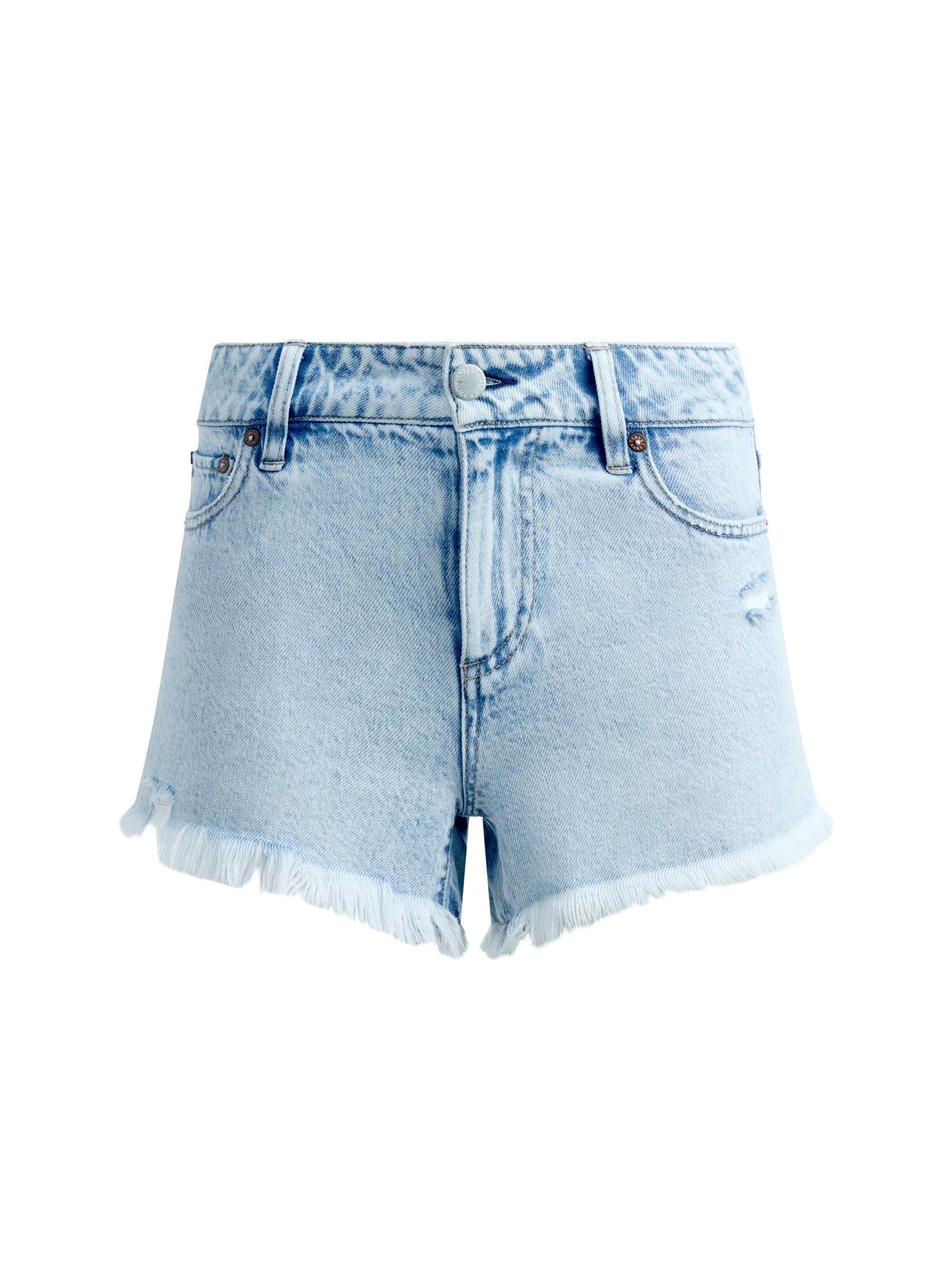 WARREN HIGH RISE DENIM CUTOFF SHORT - 1