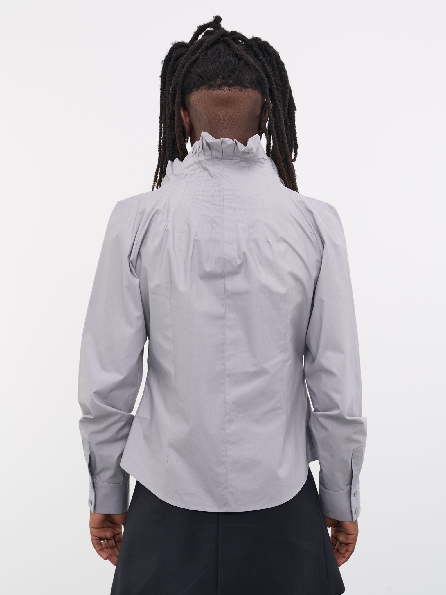 Pleated Collar Shirt - 3