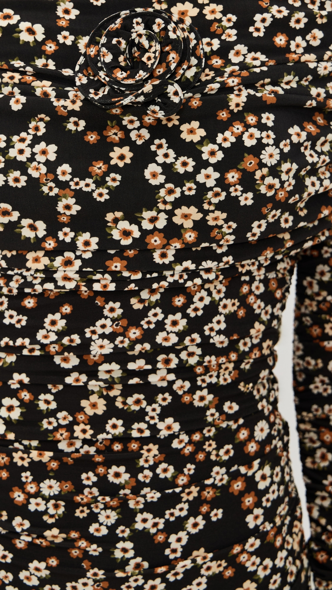 Tiny Flowers Long Sleeve Maxi Dress - 6