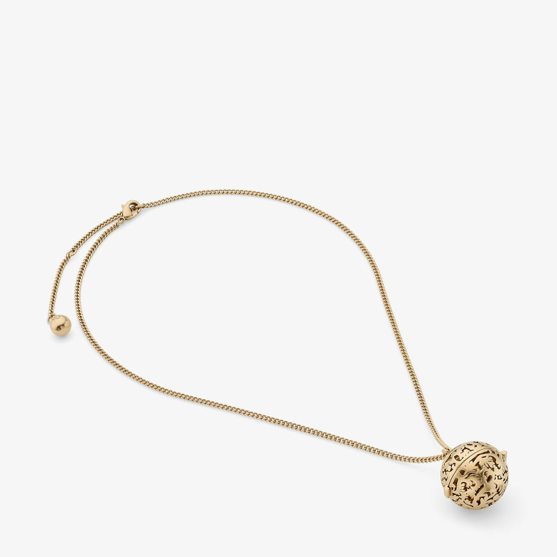 JIMMY CHOO Lace Sphere Pendant
Gold Finish Metal Sphere Pendant Necklace outlook
