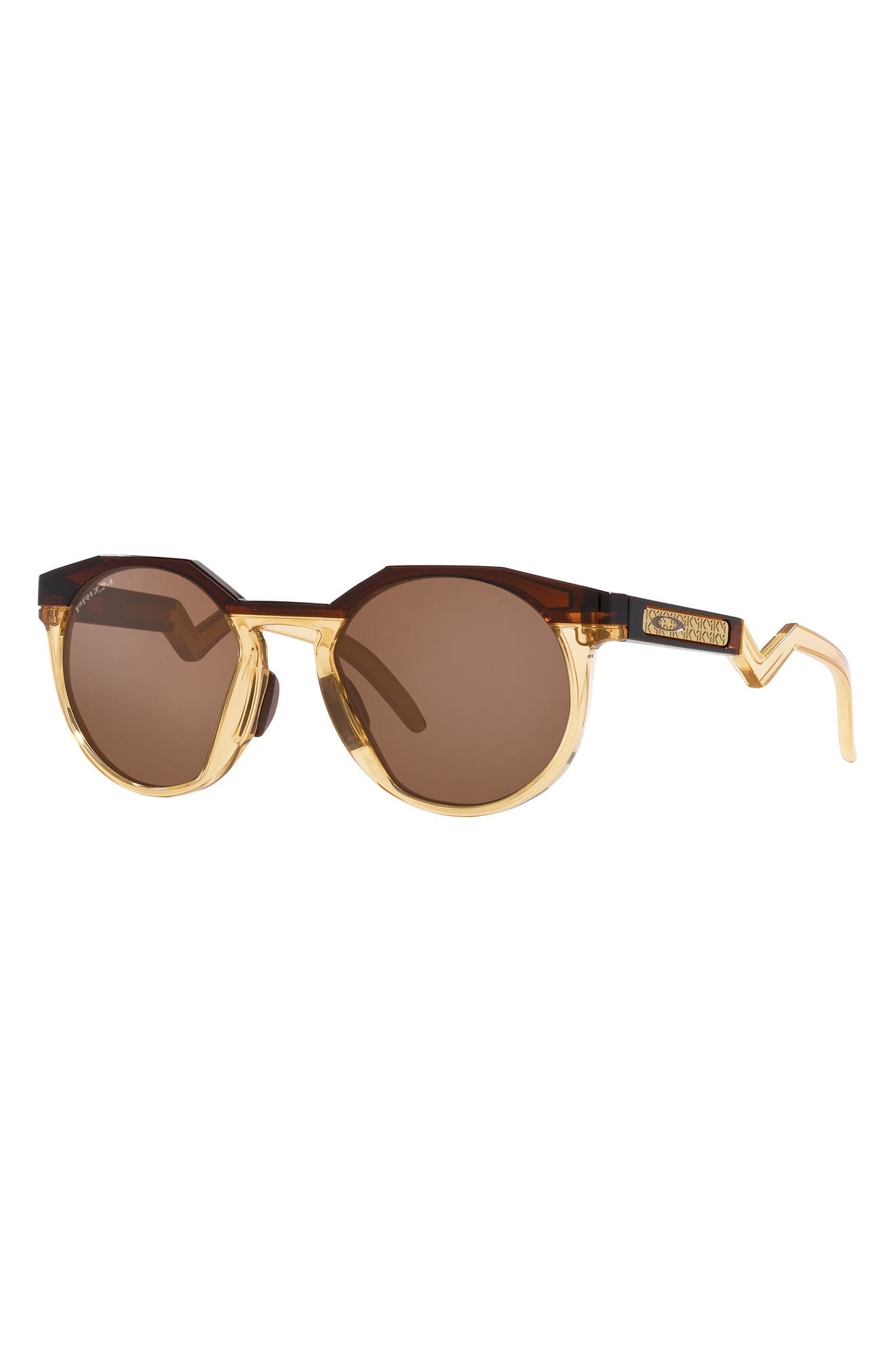 Oakley HSTN 52mm Irregular Sunglasses in Amber Brown at Nordstrom - 2