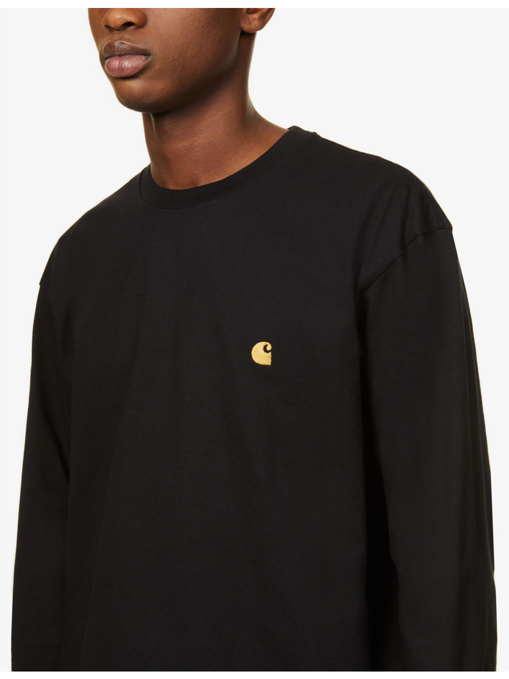 Chase logo-embroidered cotton-jersey T-shirt - 5