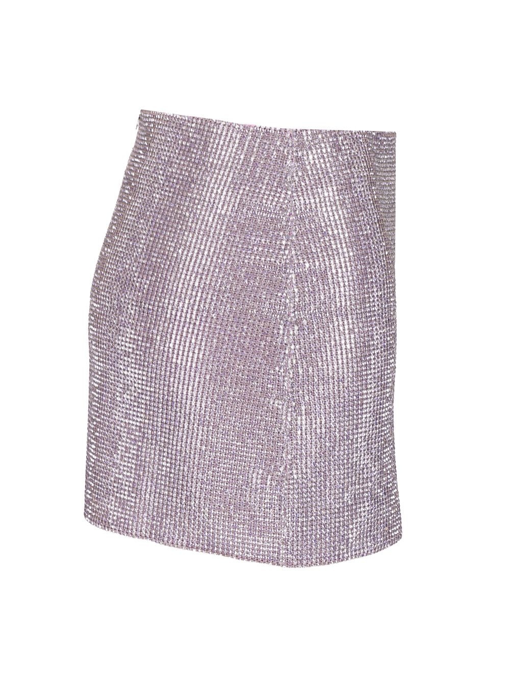 Lilac Chainmail Skirt Skirts Violet - 3