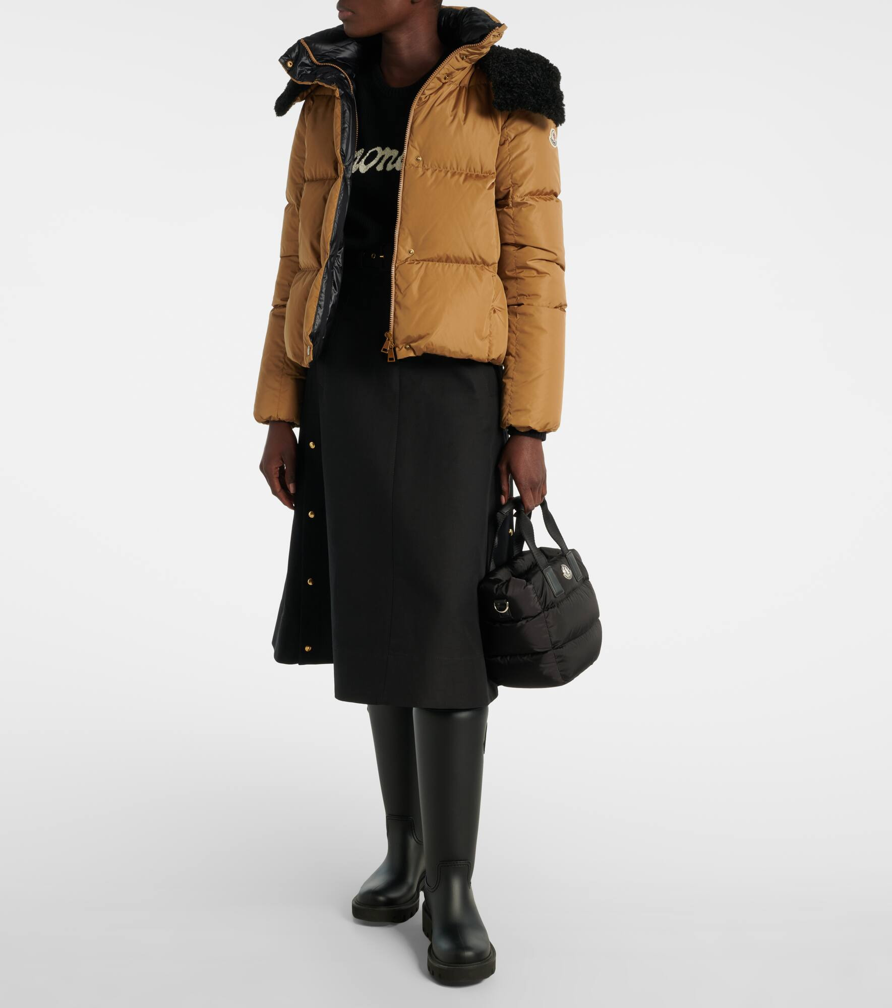 Castelnou teddy-trimmed down jacket - 2
