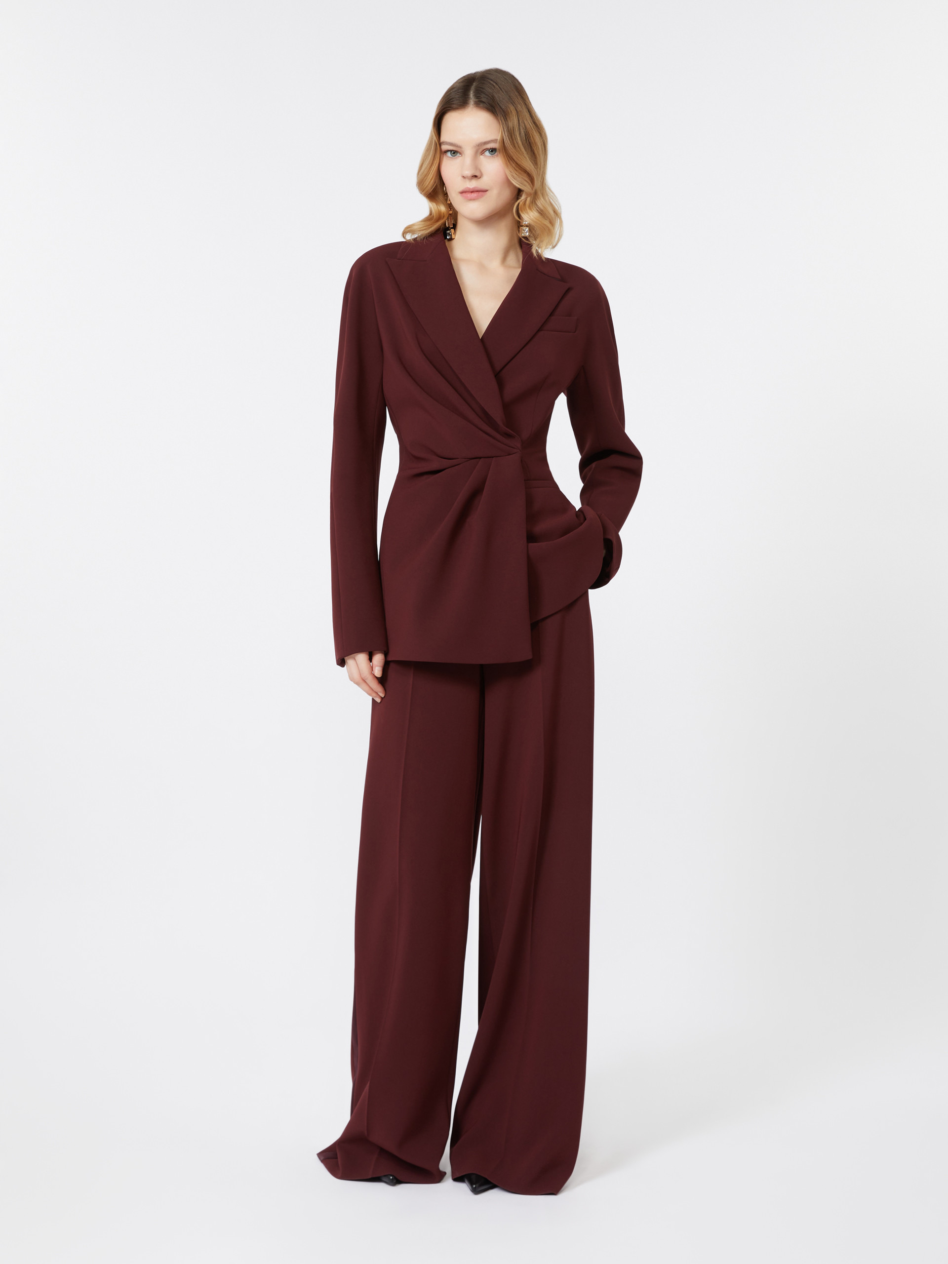 PLAVA Tuxedo-style cady trousers - 2