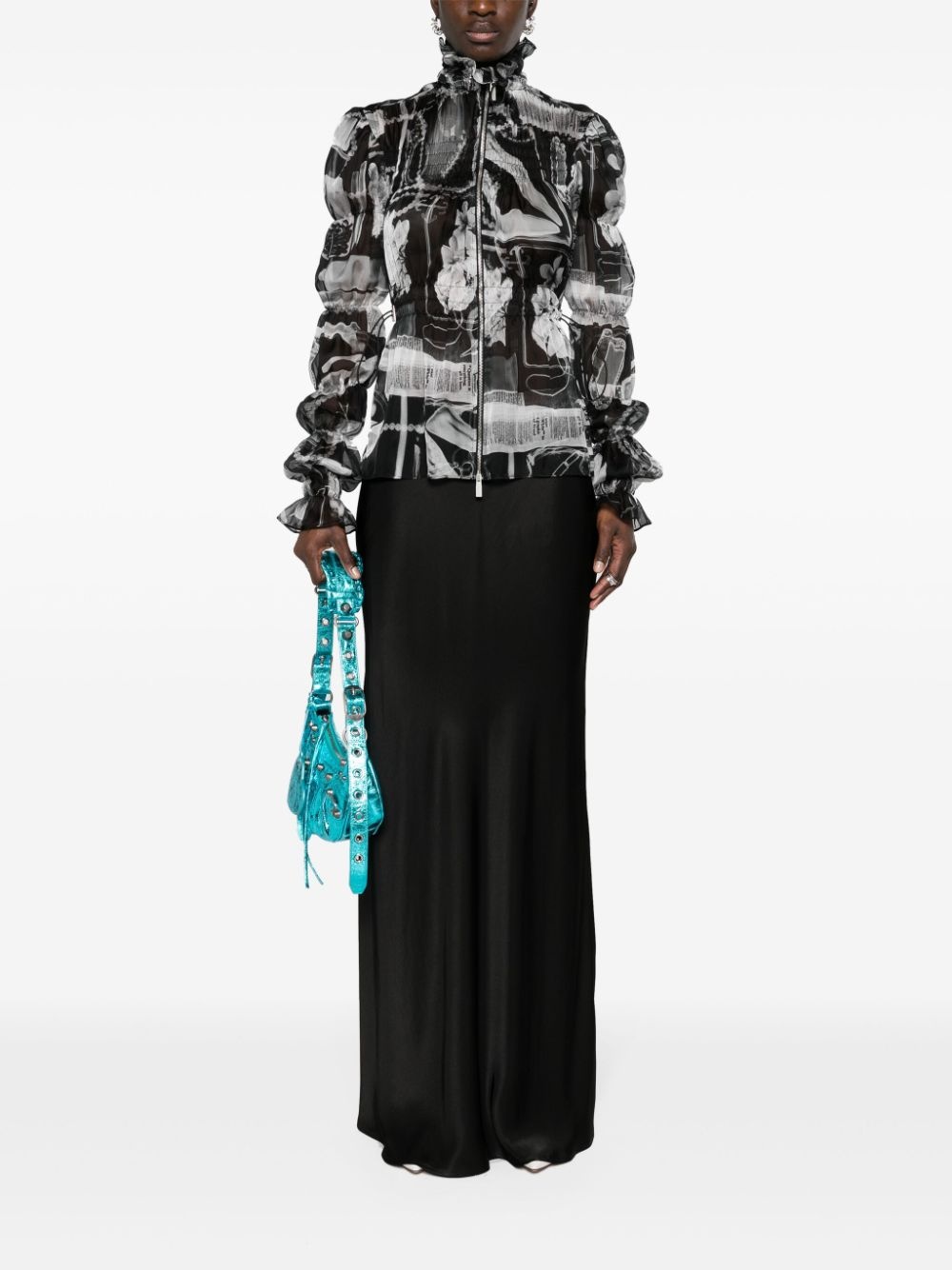Xray silk blouse - 2