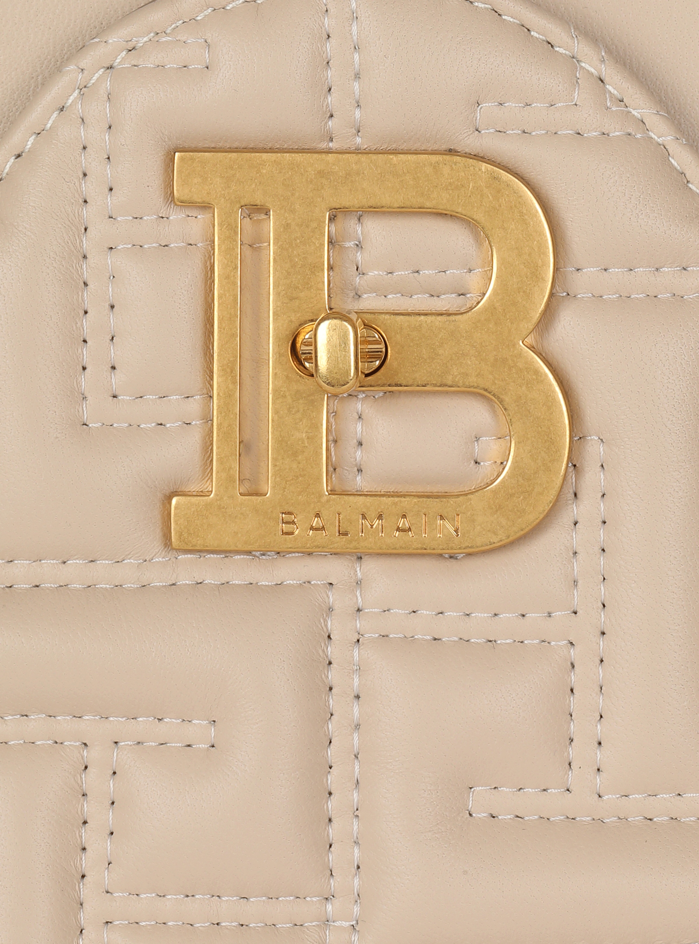 B-Buzz 24 bag in monogrammed grained leather