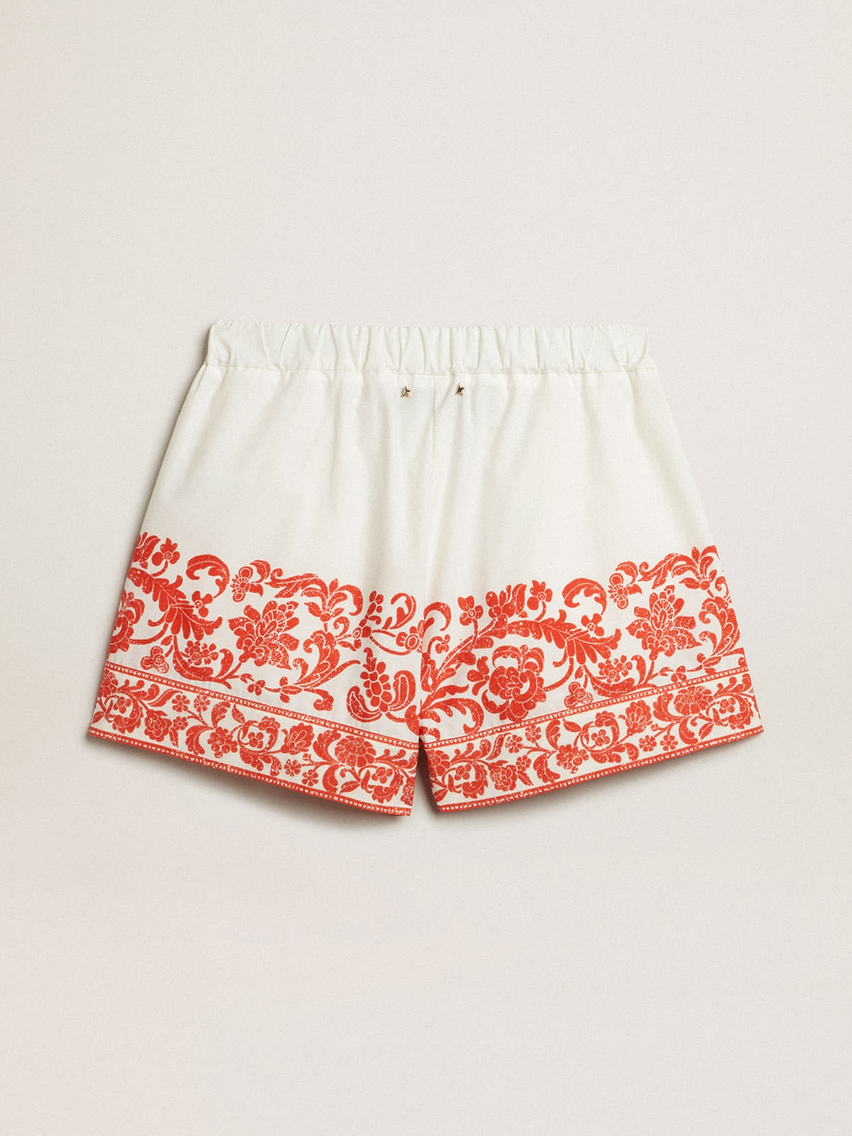 Cotton shorts with seasonal print - 6