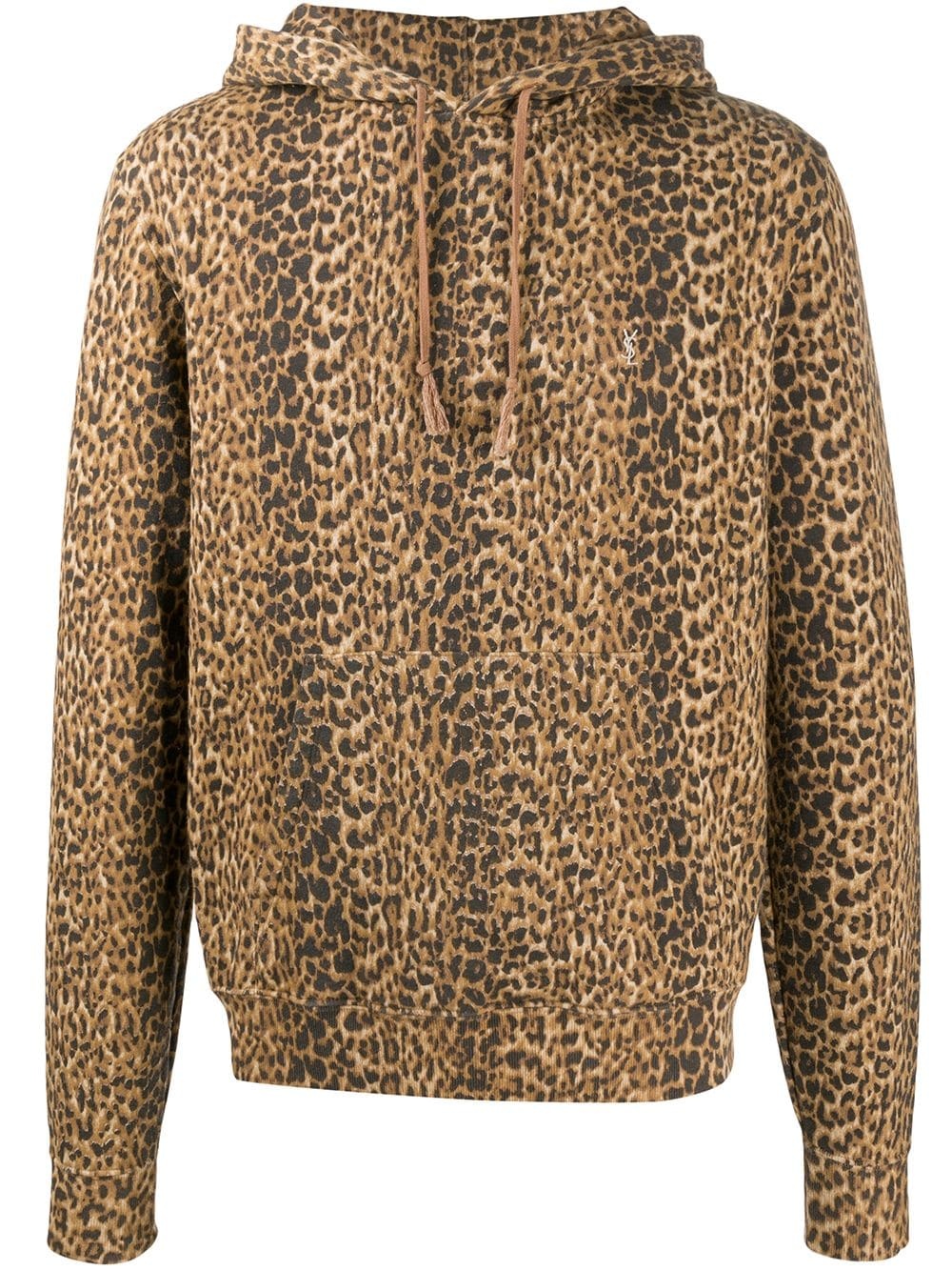 leopard print hoodie - 1