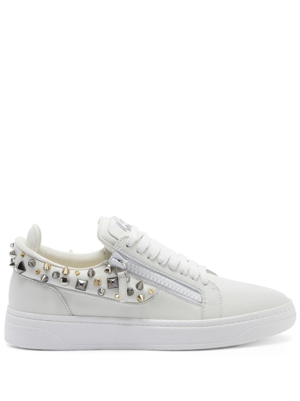 stud-embellished low-top sneakers - 1