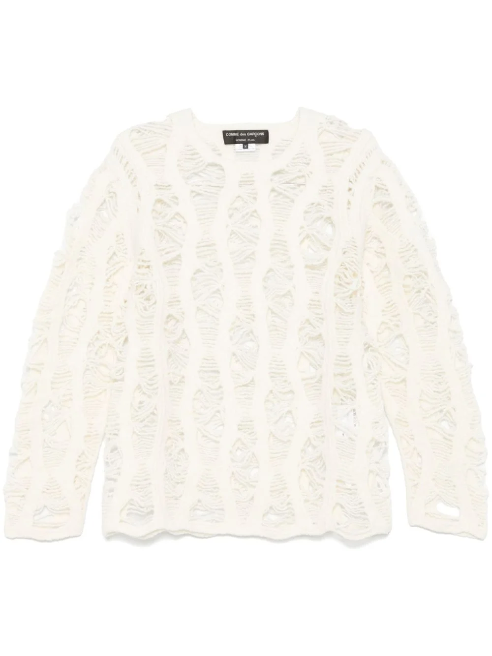 openwork sweater - 1