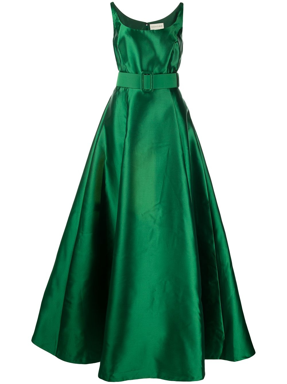 Kruse empire-line belted gown - 1