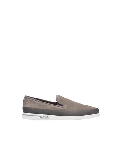 Prada Saint Tropez Suede Slip-On Sneakers outlook