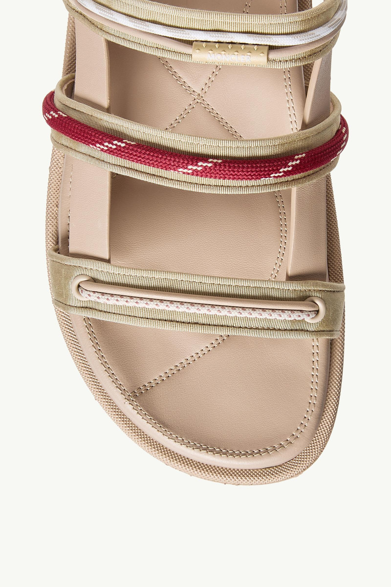 Moncler Vera Isla Leather Sandals outlook