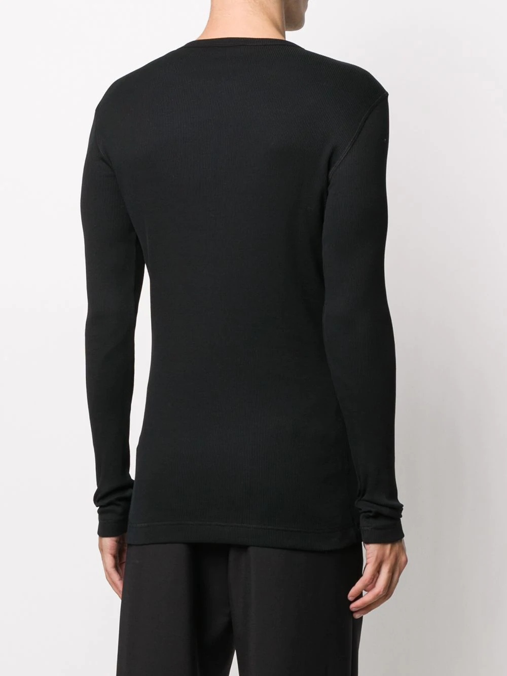 fine-ribbed long-sleeve T-shirt - 4