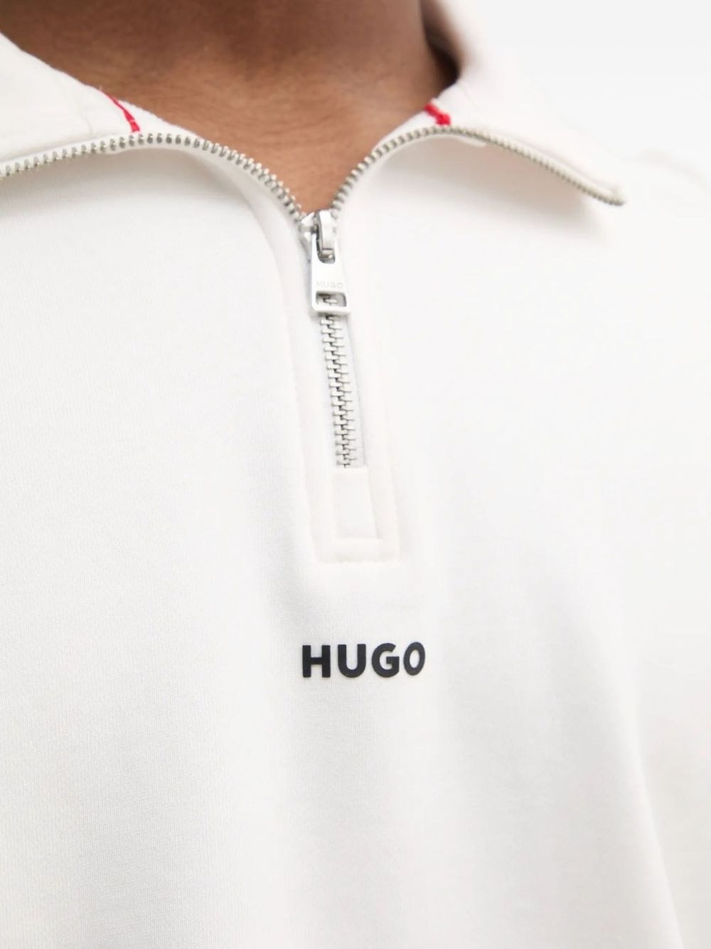 half-zip high-neck sweatshirt - 4