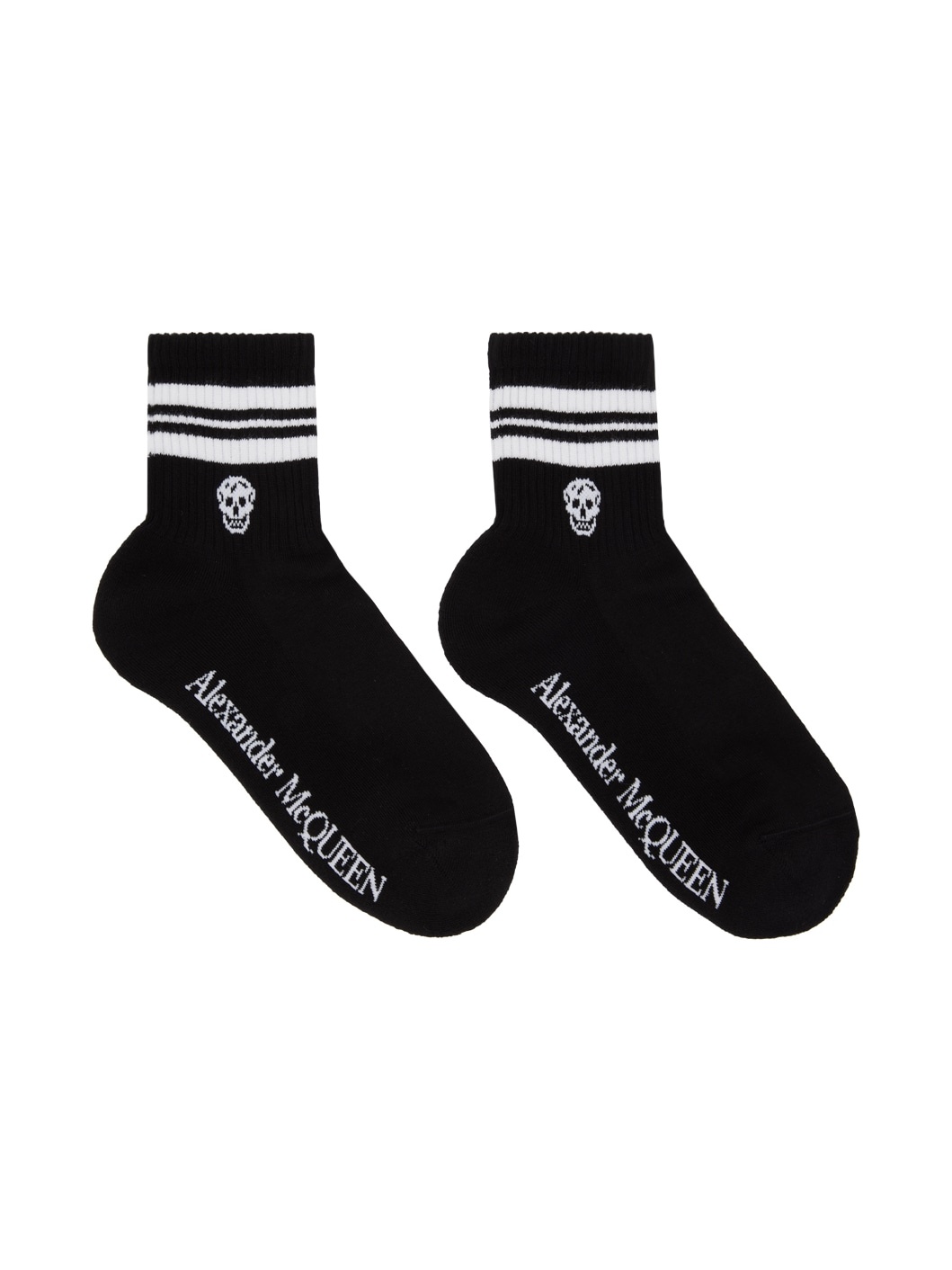 Black Skull Sport Socks - 1