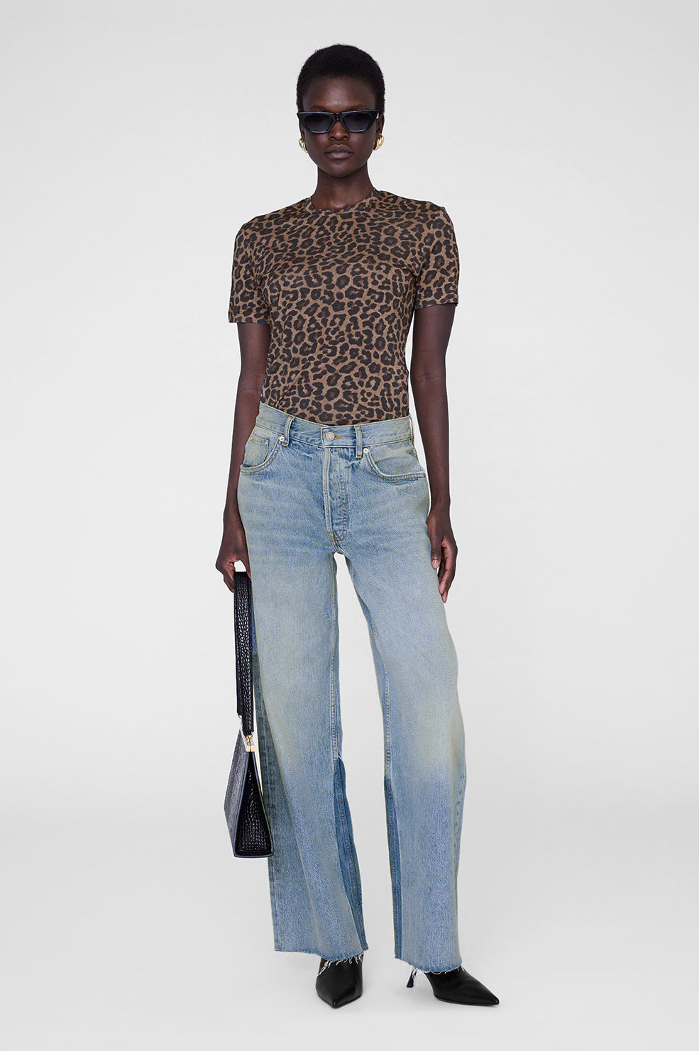Sylvie Tee - Black And Brown Leopard - 2