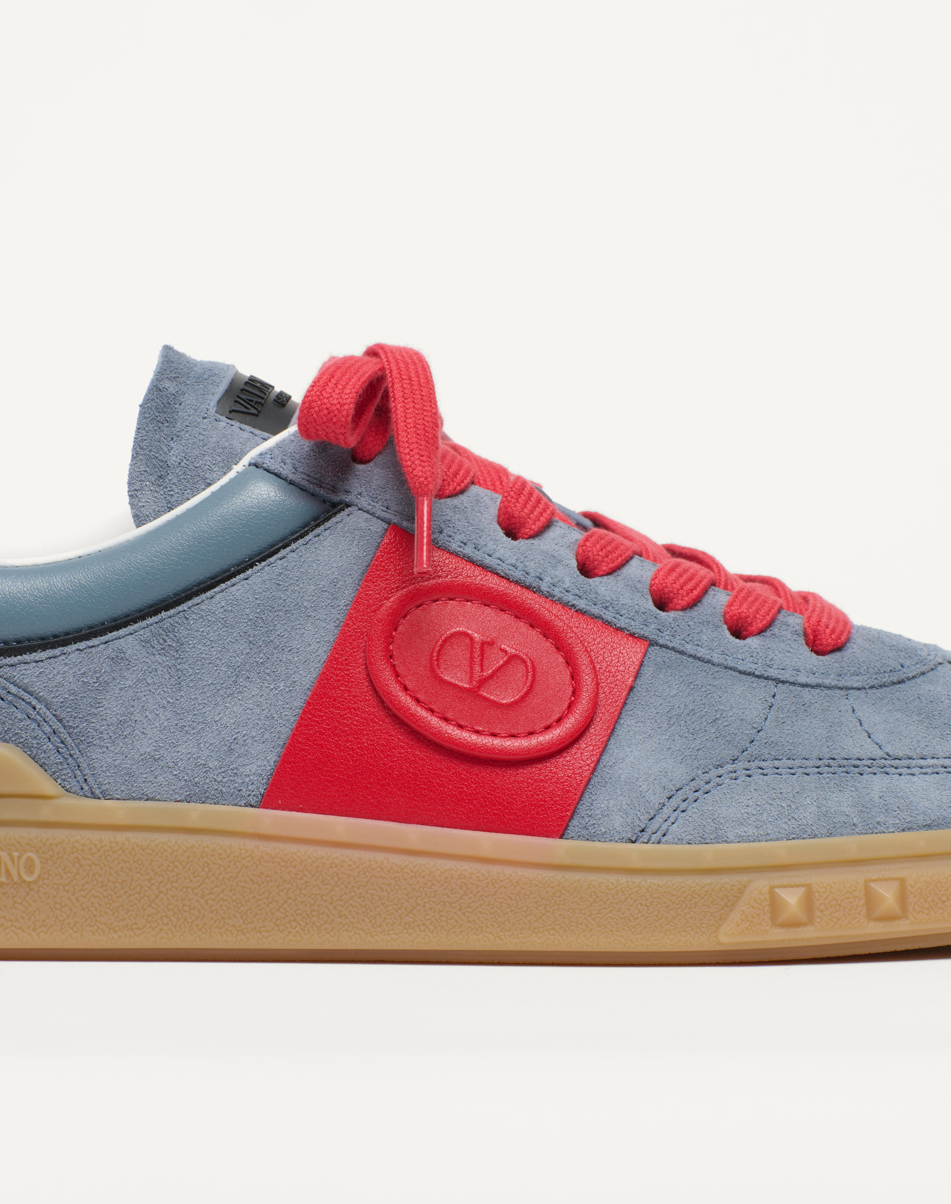 UPVILLAGE LOW TOP SNEAKER IN SPLIT LEATHER AND CALFSKIN NAPPA LEATHER - 5