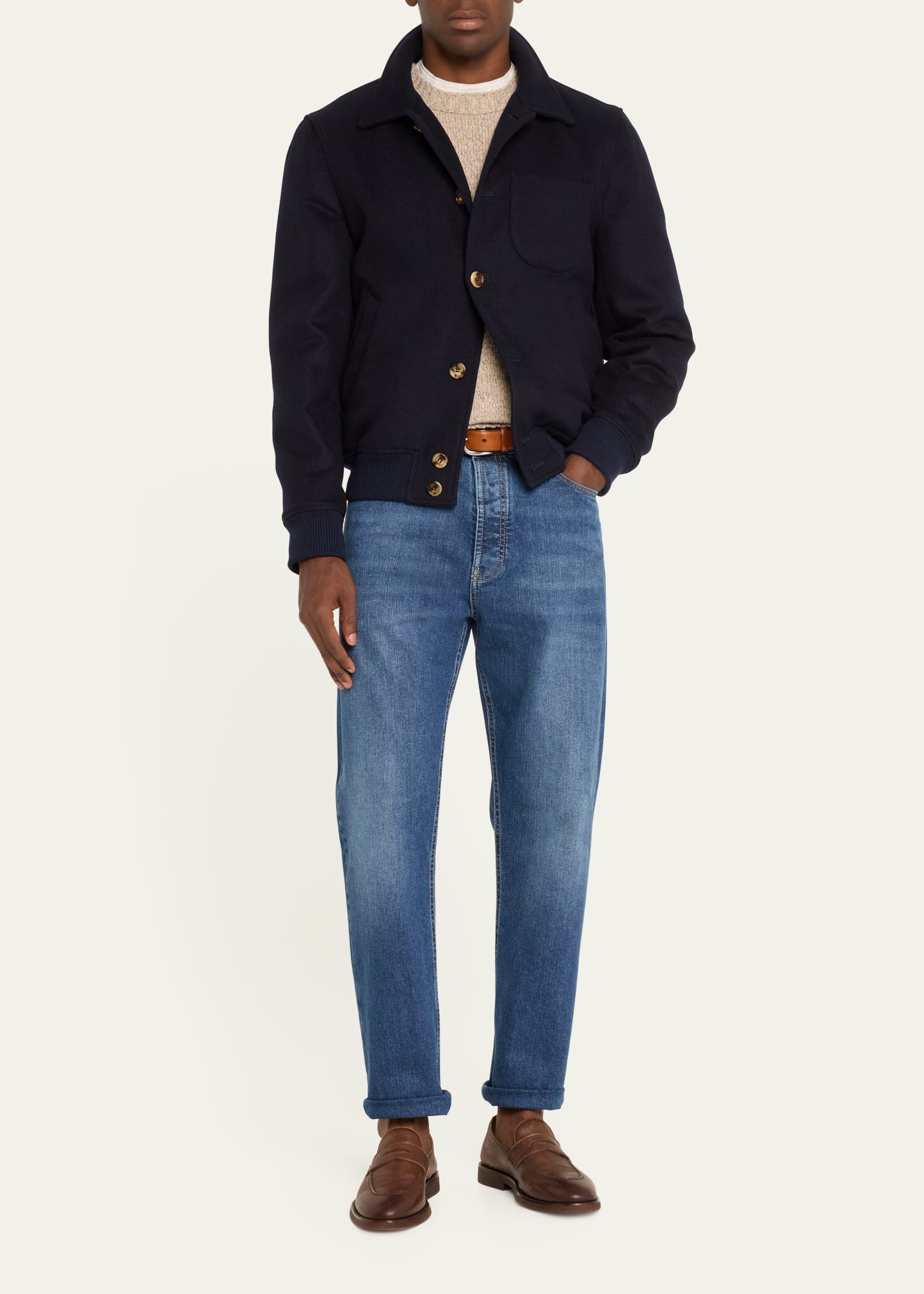Men's Iconic Denim Slim-Fit Jeans - 2