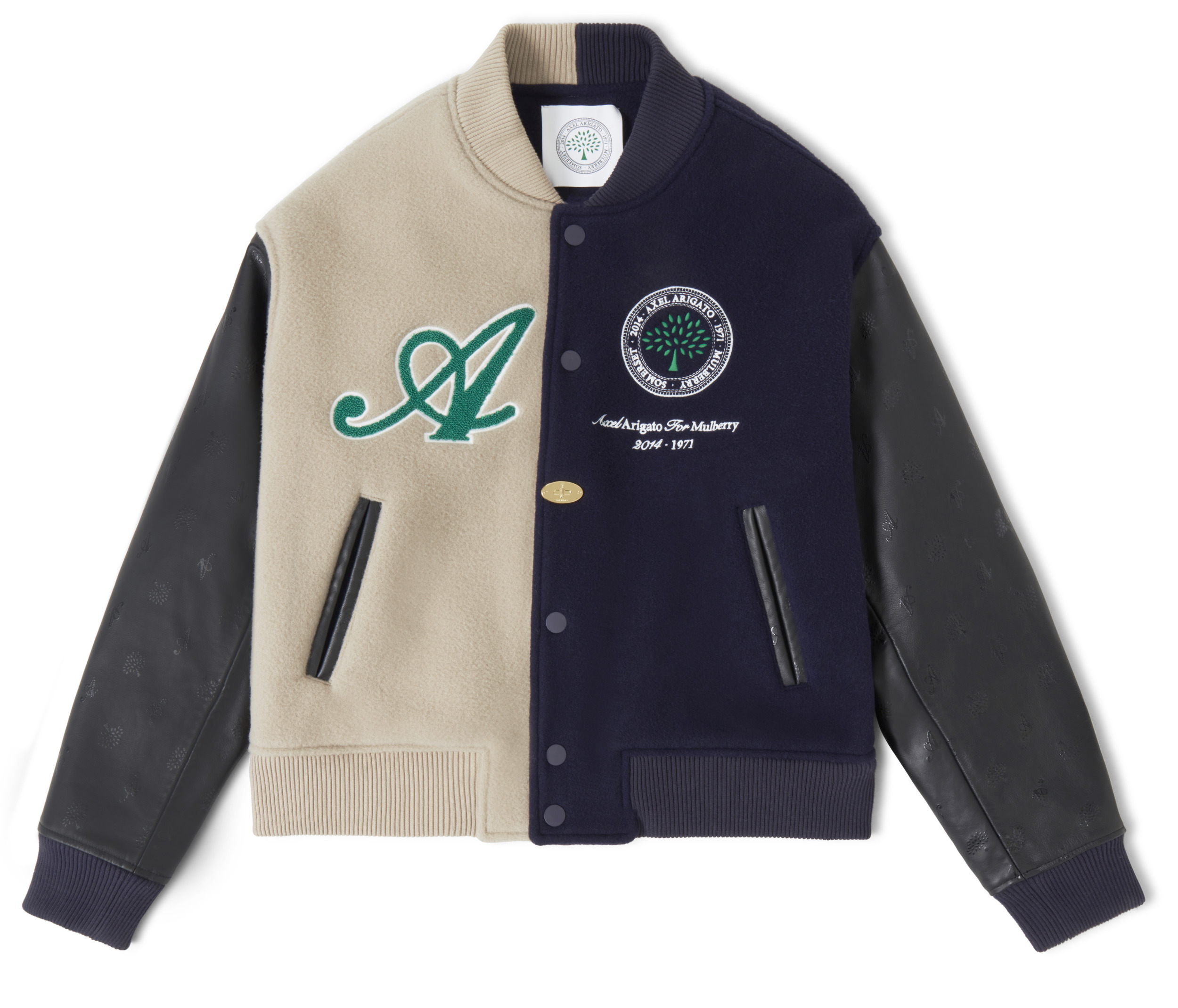 Axel Arigato: Green Varsity Bomber Jacket