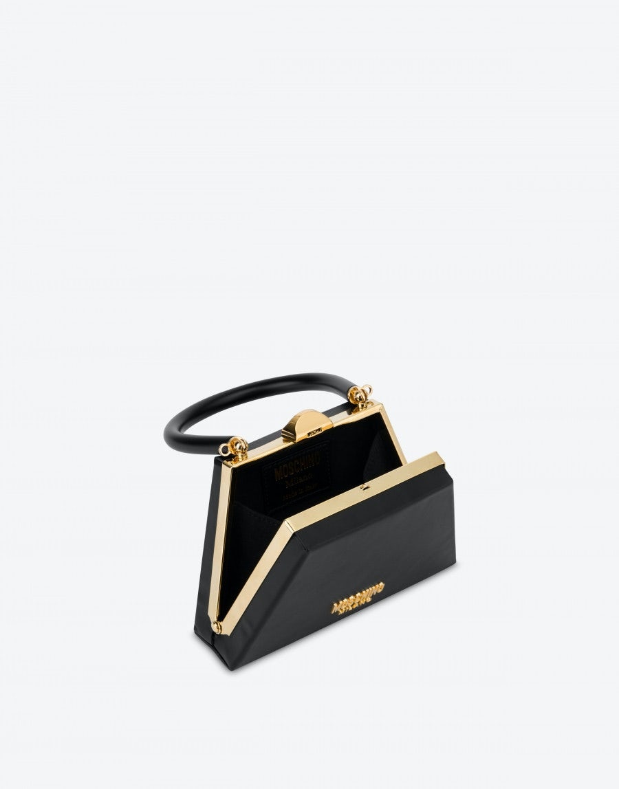 CALFSKIN TRAPEZE BAG - 3