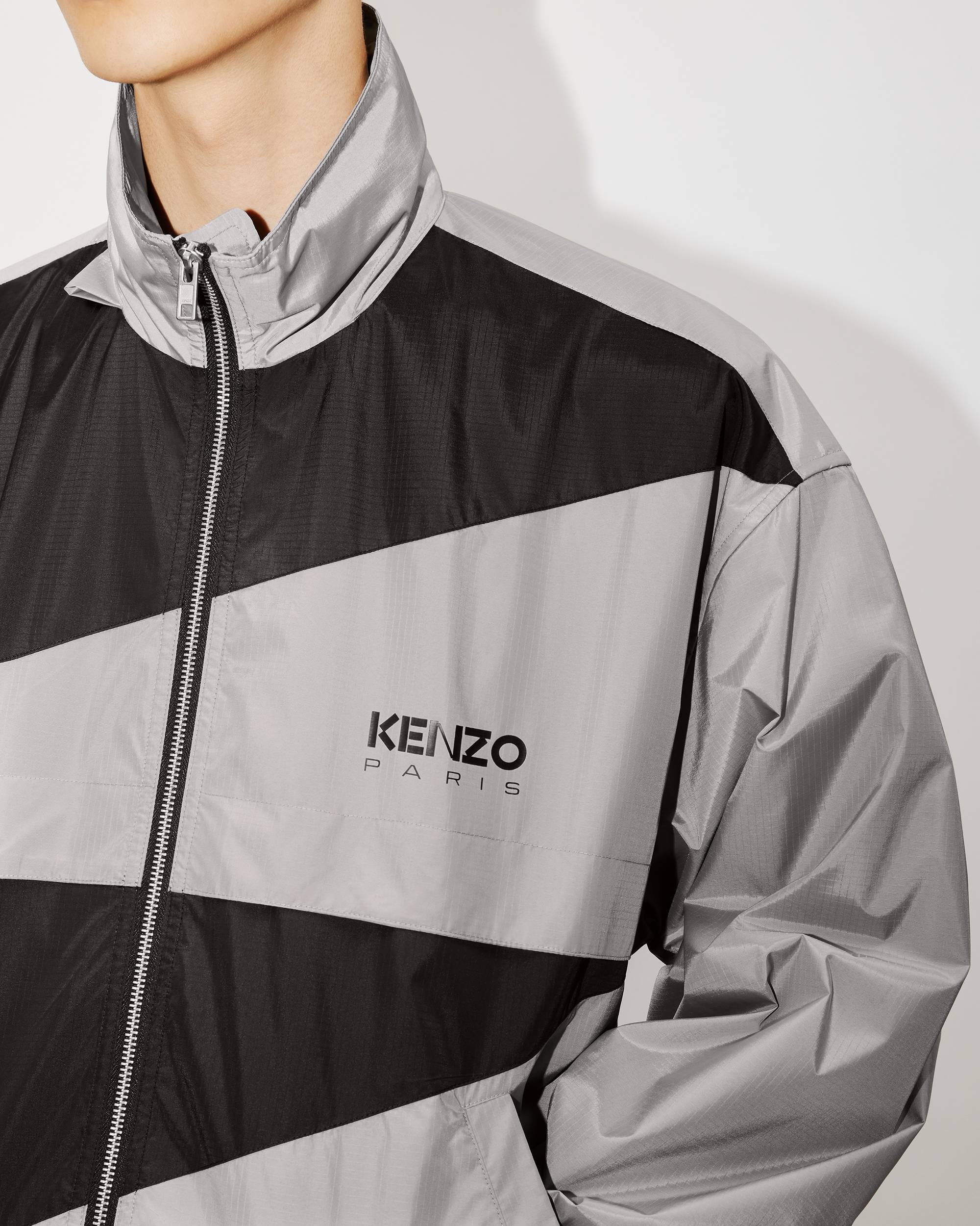KENZO Two-tone retro windbreaker | REVERSIBLE